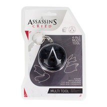 Assassin&#39;s Creed Logo Key Ring Bottle Opener Screwdrivers 4-In-1 Multi-Tool NEW - £7.78 GBP