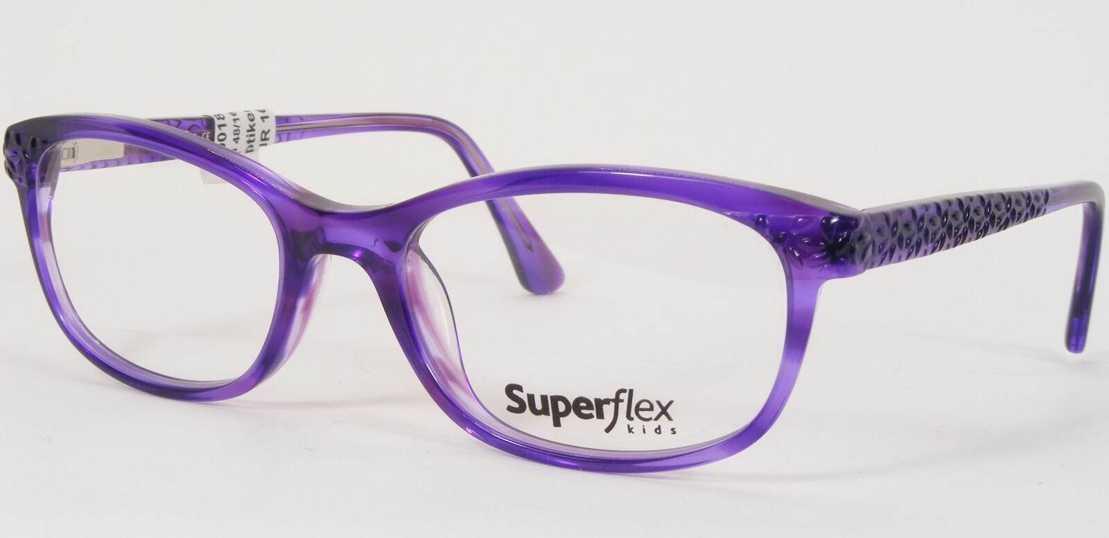 SuperFlex Kinder Mädchen SFK-169 C2 Transparent Lila Brille 48-16-130 - $76.23