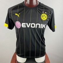 Puma German Soccer Mens Small S Ecnite Liebe Evonik 09 Cell Dry Striped Shirt - £23.99 GBP