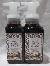 Bath &amp; Body Works Gentle &amp; Clean Foaming Hand Soap Lot Set 2 PALO SANTO &amp; SAGE - £18.95 GBP