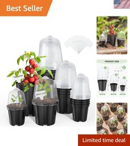 15 Pack Nursery Pots for Plants - 3/4/5 Inch with Drainage and Humidity ... - $39.00