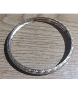 Vintage Bangle Bracelet 1/4 inch Beautifully Etched Gold Tone Bangle Bra... - €4,37 EUR