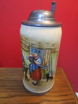 WICK WERKE- Germany- lidded stein 2L decorated - c1921 - 1937 ORIGINAL - £170.28 GBP