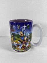 Walt Disney World Mug Cup Gift Four Parks Coffee Tea All Over Character ... - £15.88 GBP