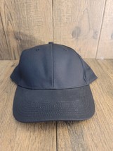 Plain Black Baseball Style Adjustable Hat- One Size Fits Most by Headtotoe - £6.91 GBP
