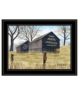 Treat Yourself Mail Pouch Barn 2 Black Framed Print Wall Art - $1,832.16 MXN