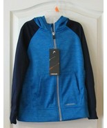 HEAD Fleece Long Sleeve Full Zip Hoodie Blue  Heather Boy&#39;s Sz. XS 5/6  NWT - $17.19