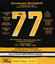 Ray Bourque Career Jersey - Autographed - LTD ED 177 - Boston Bruins - $840.00