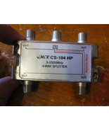 NEW Vintage V MCR 4-Way Splitter TV / 4 Outs 1 In / 5-2300 MHz / # CS-10... - $32.15 CAD