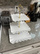 Dessert Cupcake Stand 3 Tier Plastic Cup Cake Holder Tower 10 x 10 x 14.... - €13,41 EUR