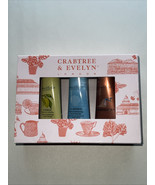 Crabtree &amp; Evelyn Hand Therapy Gift Set of 3 x 0.9 Oz Cream Lotion Moist... - $24.44