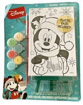 Disney Mickey Mouse Paint a Canvas Activity - Plastic Easel Included - $12.86