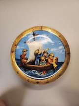 M J Hummel Commemorative Columbus's Discovery Plate”Land in Sight" 1992 Vintage - $19.40