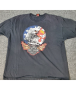 Mens Vintage Harley Davidson Short Sleeve T Shirt Size 2XL Ocala FL Eagl... - $24.42