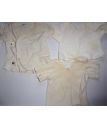 Vintage 3 Infant Baby Cotton Undershirts Carter &amp; Curity 0-3-6 Months - €2,60 EUR