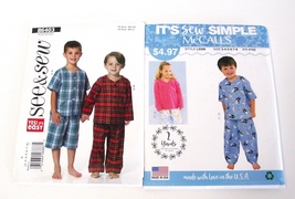 2 Children Sewing Patterns Unused 1 McCall&#39;s 1 See &amp; Sew Butterick - Pajamas - £4.72 GBP