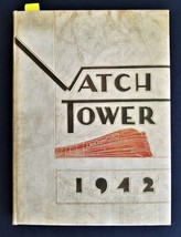 1946 antique ROCK ISLAND HIGH SCHOOL YEARBOOK illinois THE WATCH TOWER m... - £54.36 GBP