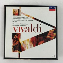 Vivaldi Academy Of Ancient Music Christopher Hogwood Concertos 6 CD Box Set - £45.93 GBP