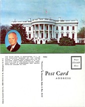 Washington D.C. White House President Dwight D. Eisenhower Vintage Postcard - $9.40