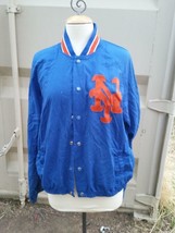 Vintage New York Mets Jacket ***stains and holes&quot; Feels Like Cotton USA Majestic - £19.66 GBP