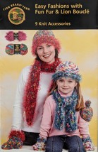 Easy Fashions with Fun Fur &amp; Lion Boucle/9 Knit Accessories - £3.16 GBP