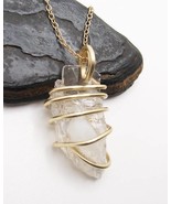 Gorgeous Genuine Monatomic Andara Crystal Pendant Bronze Gold #5001 - $44.00
