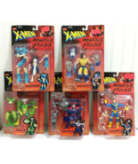 X-Men MONSTER ARMOR Set All 5 COMPLETE Action Figure Toy Biz 1997 NOS Wo... - £98.17 GBP