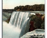 American Falls From Goat Island Niagara Falls New York NY WB Postcard U25 - $1.93