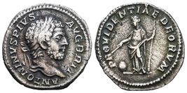 Roman Denarius of Emperor Caracalla 198–217 AD - $264.71