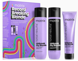 Matrix Total Results Record Breaking Blonde Gift Set - Hair Care Kit for Blonde  - £39.38 GBP