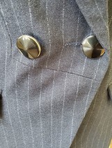 Yunclos NWT Jacket / Blazer Size M Blue / Pinstriped  - $28.00