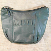 Green Purse In Faux Leather Vintage c.1990s - £4.57 GBP