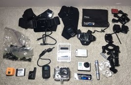GoPro HERO3 Black with 32 GB Card, Mounts and Accessories Tested/Works - $79.15