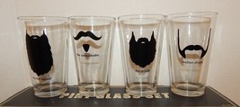 Mancave Must~Craft Beer Pint Glass Set~Personalized With BEARDS~A1 Holiday Gift - £19.53 GBP