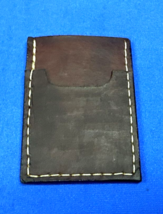 Handmade Double-Sided Minimalist Leather Wallet - £19.43 GBP