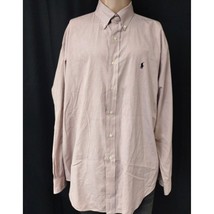 Ralph Lauren Men&#39;s Orange Shirt/Button Up Sz XL SKU 4014 - £15.89 GBP