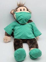 Vintage ULTRA RARE Build-a-Bear 19&quot; Happy Monkey in Scrubs *CLEAN*  - £46.55 GBP