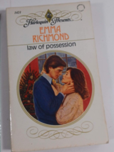 law of possession by emma richmond harlequin novel fiction paperback good - £4.87 GBP