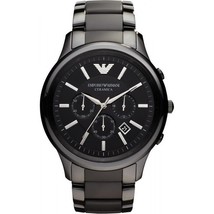 Emporio Armani Men&#39;s Watch Ceramica AR1451 Chronograph - £99.11 GBP