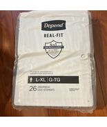 Depend Real Fit Maximum Absorbency Underwear for Men  24CT Grey L/XL - $476.76 MXN