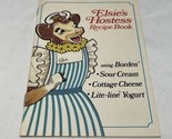 Vintage Elsie&#39;s Hostess Recipe Book Borden Elsie the Cow Paper Ephemera ... - $9.89