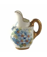 Vintage Edwardian Royal Worcester Blush Ivory Flat-Back Mini Pitcher Jug... - £91.55 GBP