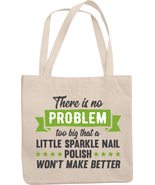 Make Your Mark Design Sparkle Nail Polish. Funny Reusable Tote Bag for N... - $21.73