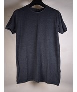 Zara Man Mens Blue Crew Neck Ribbed SS Top S NWT - $25.74