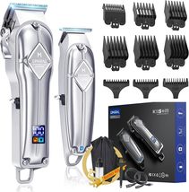 Limural PRO Professional Hair Clippers and Trimmer Kit - Cordless Barber Clipper - £35.40 GBP