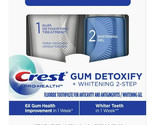 Crest Pro-Health Gum Detoxify + Whitening Two- Step Toothpastes Exp 7/2024 - £11.68 GBP