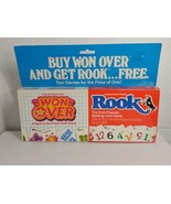 Parker Brothers Won Over &amp; Rook Card Games Set Vintage 1983 New (e) - £23.21 GBP
