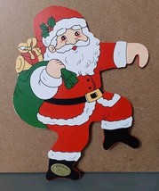 Vintage Village Art Wooden Hand Carved Santa Light Hanger LE 10,000 pcs ... - $565.38 MXN