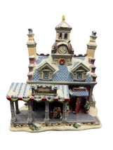 Lighted Porcelain House Church Village Christmas Chapel 8x6x9 Decor - £32.81 GBP