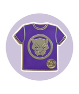 Marvel Disney Pin: Black Panther T-Shirt - $237.22 MXN